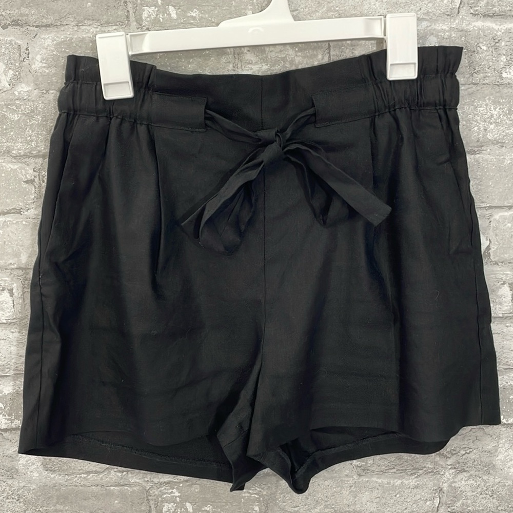 Express Linen Blend High Rise Shortie
